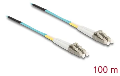 Immagine prodotto di Cavo in fibra ottica LC duplex multimodale OM3 - Cavo - Fibra ottica multimodale