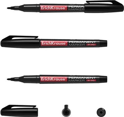 Produktbild von Permanent Marker P-70 wasserfest 1,0mm schwarz 12 Stück