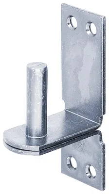 Kloben auf Platte, silber, verzinkt, 10 Stück