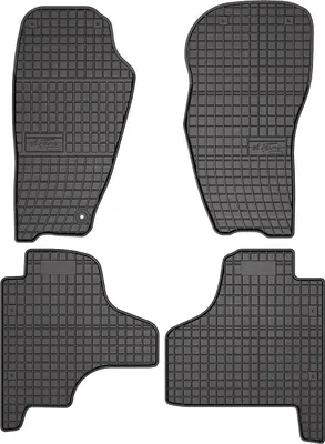 Zdjęcie produktu dla 2007-2013 Jeep Cherokee KK Maty podłogowe gumowe czarne 4 szt
