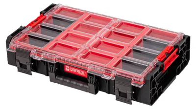 Image de Qbrick System ONE Organizer XL 2.0 empilable 582 x 387 x 131 mm 13,5 l IP66 avec 6 inlays et 6 cloisons de séparation