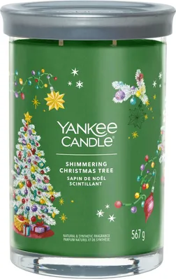 Produktbild von Yankee Candle Tumbler Shimmering Christmas Tree 567 g