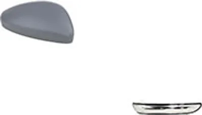Productafbeelding van Spiegelschild + knipperlicht, geschikt voor Peugeot 208, vanaf 03/2012 - Rechts, passagierszijde. Artikelnummers: 1607513080, 16075130XT, 1607512680. Johns