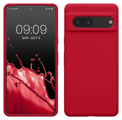 Produktbild von kwmobile Handyhülle für Google Pixel 7 Hülle, für Pixel 7 Case - Hülle Silikon - kabelloses Laden - Sweet Cherry