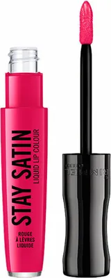 Obrázek produktu pro Rimmel Stay Satin Liquid Lipstick, Růžová, Obesssion, 1 barva/barev, Zbarvení, Vyhlazující, Unisex, C40158