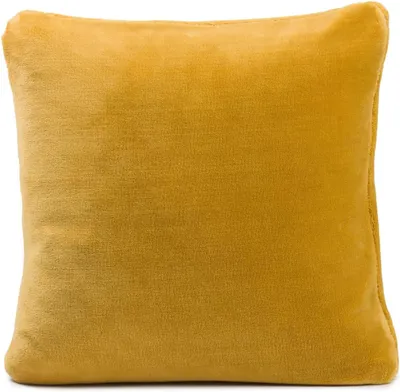 Produktbild von Kissenhülle 50 x 50 cm Premium Cashmere 2 Stück 50 x 50 cm - Senf (16)