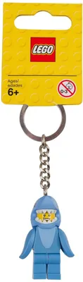 Obrázek produktu pro LEGO Shark Suit Guy Key Chain, Sada na stavění, 6 rok/roky