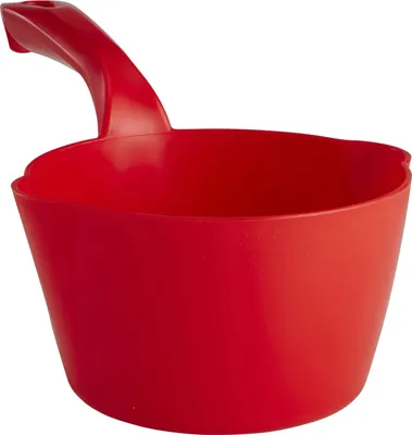 Obrázok produktu pre Objem okrúhlej naberačky VIKAN: 1 liter, plne v súlade s HACCP 4-červená