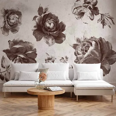 Produktbild von Selbstklebende Folie Fototapete - Garden of Memories - First Variant 343x245 cm Blumen b-A-0898-a-b
