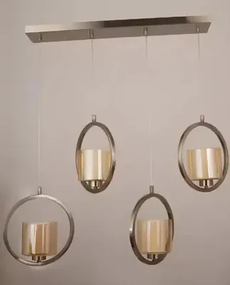 Produktbild von Kronleuchter schön Deckenleuchten Wohnzimmer Modern Glass Chrome