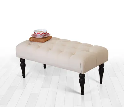 Obrázek produktu pro Hanah Home, Missus- FLF1283, krémová, lavice, 50% bavlna / 50% samet