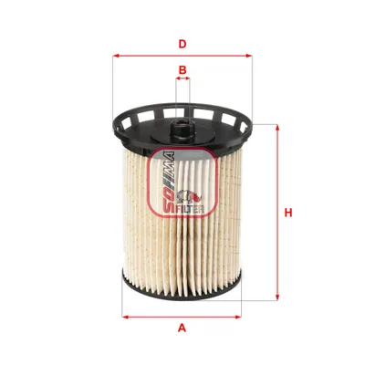 Produktbild von Kraftstofffilter SOFIMA S 6129 NE für AUDI Q7 (4MB) Filtereinsatz