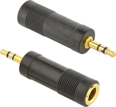 Produktbild von gembird 6,35 mm bis 3,5 mm Audioadapterstecker