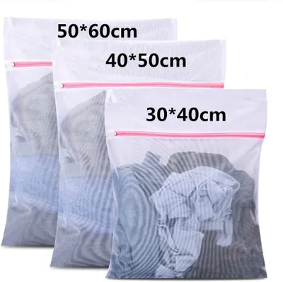 Produktbild von 3 Stück Wäschenetz Groß für Waschmaschine, Wäschebeutel Waschmaschine, Laundry Bag, Wäschesack für Waschmaschine Mäntel, Plüschtiere