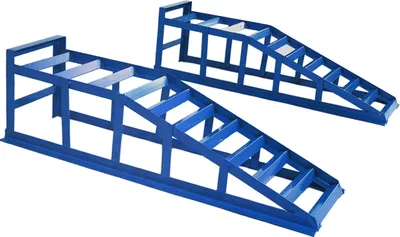 Produktbild von Auffahrrampe Rampe PKW 2x blau bis 195er Räder extra breit 2000 kg pro Paar
