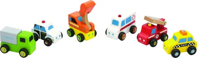 Image de Viga Toys Ensemble de véhicules - 6 voitures