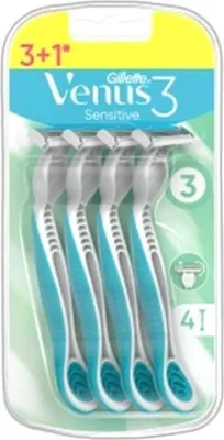 Zdjęcie produktu dla Maszynka Do Golenia Gillette Venus 3 Simply Sensitive (3+1)