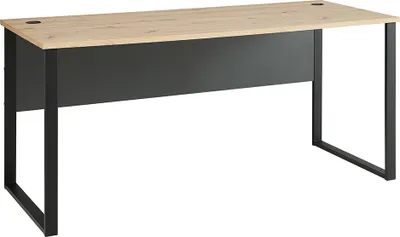 Produktbild von Schreibtisch 170x73cm, graphit mit Eiche, MANRESA-36
