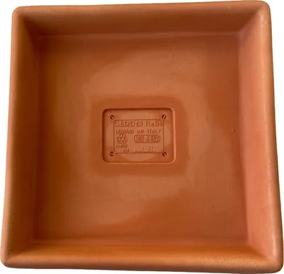 Produktbild von Garden Italia Vasen Quadratische Untertasse aus Harz LQR 37 cm. Interieur 32 x 32 in IMPRUNETA Color Resin Italy für den Außenbereich – unzerbrechlich – frostbeständig – robust, 37