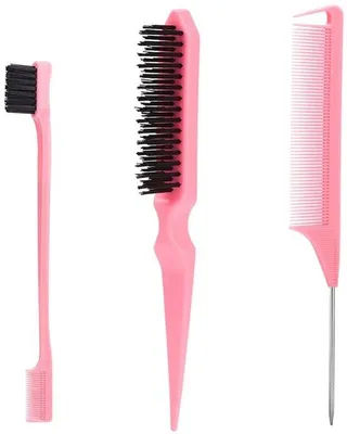 Productafbeelding van Set van 3 Haarborstels en Kam voor Babyhaar en Vlieghaar