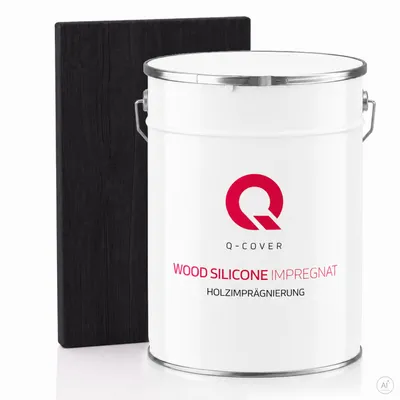 Produktbild von Holzimprägnierung | Schwarz 5L 2 In 1 Holzschutz | Farbimprägnierung | Imprägniermittel Holzschutz |mittel Imprägnierung Abperleffekt Alle Holzarten