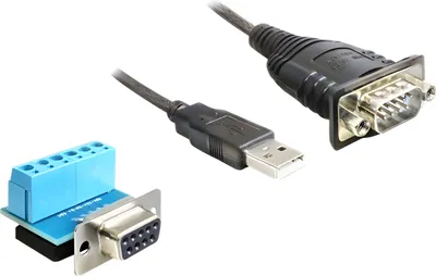 Produktbild von Delock Adapter USB 2.0 > 1 x Seriell RS-422/485