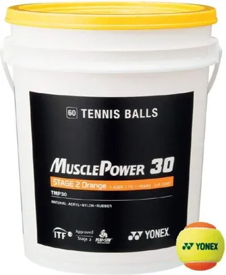 Zdjęcie produktu dla Piłki tenisowe Yonex TMP30 60 Stage 2 Orange