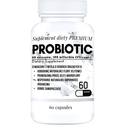Produktbild von Probiotikum 100 Milliarden KBE, 20 Stämme, 60 Kapseln