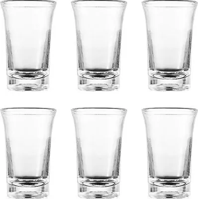 Produktbild von 6 Glasbecher, Schnapsgläser (Acryl), 35 ml Glas-Schnapsgläser