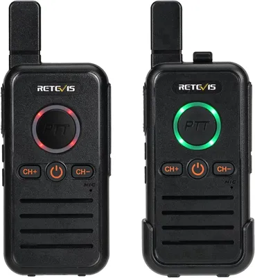 Produktbild von Retevis RB645 Funkgeräte, PMR446 Handheld Walkie Talkie Kompakt, Dual PTT, USB C VOX Hände Frei, Weihnachtsgeschenke für die Familie(2 STK)
