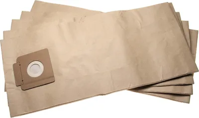 Produktbild von vhbw 5x Staubbeutel Ersatz für Kärcher 6.907-019.0 für Staubsauger - 26,5cm x 25cm braun