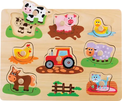Produktbild von Spielba Holzspielwaren 520064, 8 Stück(e), Bauernhof, 1 Jahr(e)