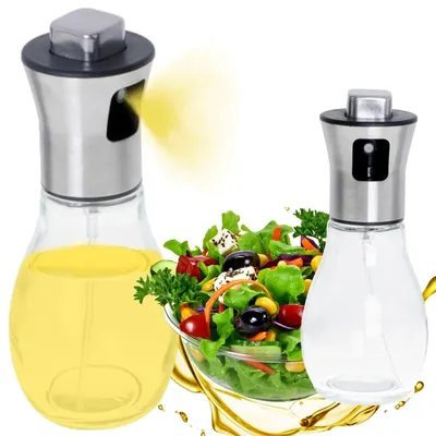 Produktbild von Ölsprüher Ölsprühflasche Ölspender Glas 200 ml für Olivenöl Essig Spray Flasche Küchenhelfer