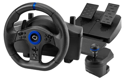 Produktbild von Blade – Rennlenkrad mit Pedalen und Schalthebel | Simulationslenkrad für PlayStation 5 (PS5)