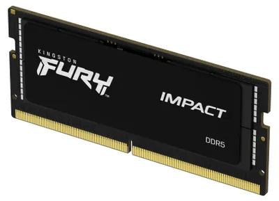 Obrázek produktu pro Kingston Technology FURY 16GB 4800MT/s DDR5 CL38 SODIMM Impact, 16 GB, 1 x 16 GB, DDR5, 262-pin SO-DIMM