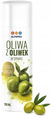 Image de Huile d'olive extra vierge en spray, format 250 ml, marque Alfapro