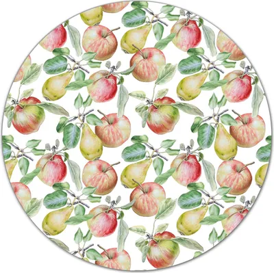 Produktbild von Glas-Herdabdeckplatte Glaskeramikkochfeld-Abdeckung Schneideplatten - 40 cm - Äpfel Birnen Früchte