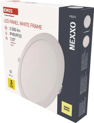 LED podhledové svítidlo NEXXO bílé, 30 cm, 25 W, teplá bílá