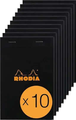 Zdjęcie produktu dla Notatniki 11 x 17 cm - 10 sztuk w kratkę 80 kartek
