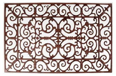 Produktbild von Schmutzfangmatte, rechteckige Fußmatte aus Gusseisen, ca. 72 cm x 46 cm
