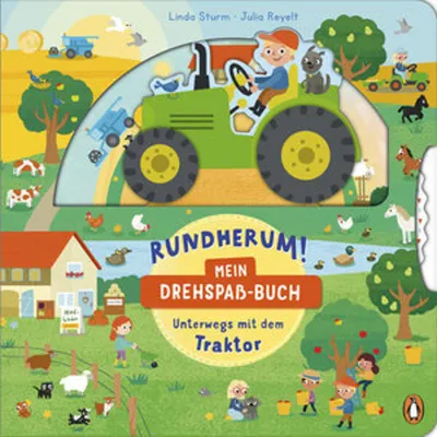 Immagine prodotto di Rundherum! Mein Drehspaß-Buch - Unterwegs mit dem Traktor