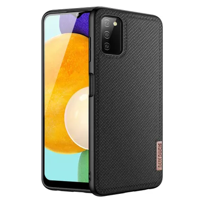 Produktbild von Dux Ducis Fino Hülle mit Nylonhülle für Samsung Galaxy A03s schwarz