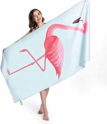 Produktbild von Famanu Mikrofaser Strandhandtuch extra groß - 180 x 90 cm - schnelltrocknend - sandabweisend - leicht