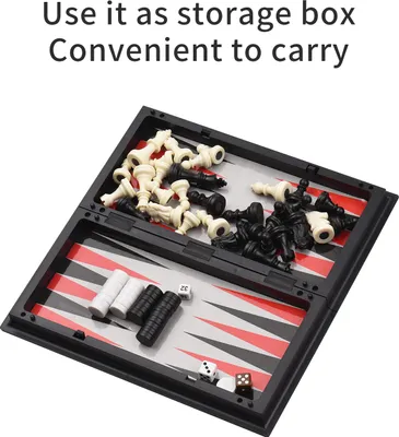 Image de Jeu d'échecs de voyage Jeu d'échecs international portable Plateau magnétique pliable Divertissement Cadeau éducatif pour enfants Étudiants Adultes Famille Maison École Voyage