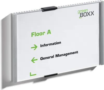 Image de DURABLE Plaque de porte INFO SIGN 210x148,5 paysage, Argent, 480523