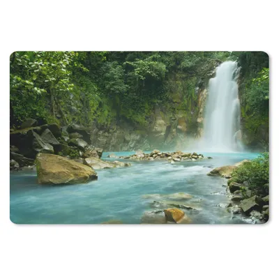 Produktbild von MuchoWow® Mauspad Mousepad Dschungel - Natur - Wasserfall 27x18 cm - Mousepads - Maus Mat - Pad - Mausunterlage - Büroartikel - Desk Matten