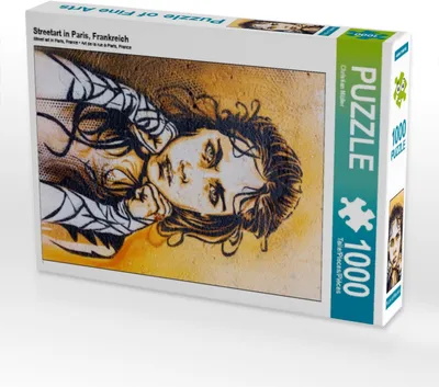 Produktbild von CALVENDO Puzzle Streetart in Paris, Frankreich | 1000 Teile Lege-Größe 64x48cm Foto-Puzzle für glückliche Stunden