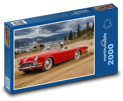 Obrázok produktu pre Puzzle 2000 Kabriolety pretekajúce v púšti - martinpuzzle