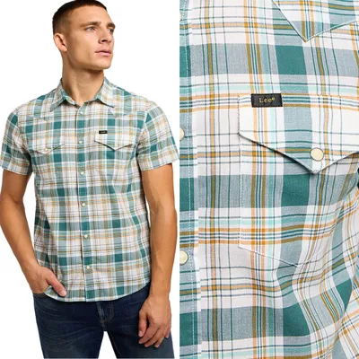 Immagine prodotto di LEE Uomo, Camicia SS WESTERN SHIRT, S, Multicolore, camicie da uomo, , uomo