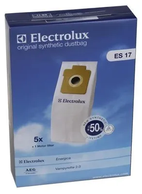 Produktbild von Electrolux ES17, Staubbeutel, Electrolux, 165 mm, 50 mm, 240 mm, 310 g